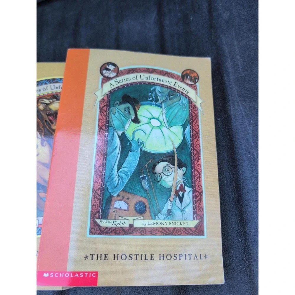 Snicket's A Series Of Unfortunate Events 2-10 Book Set Paperback Scholastic